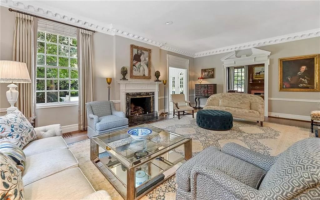 Gracious English Manor in Georgia of Extraordinary Quality and Endless Amenities Hits Market for $5,875,000