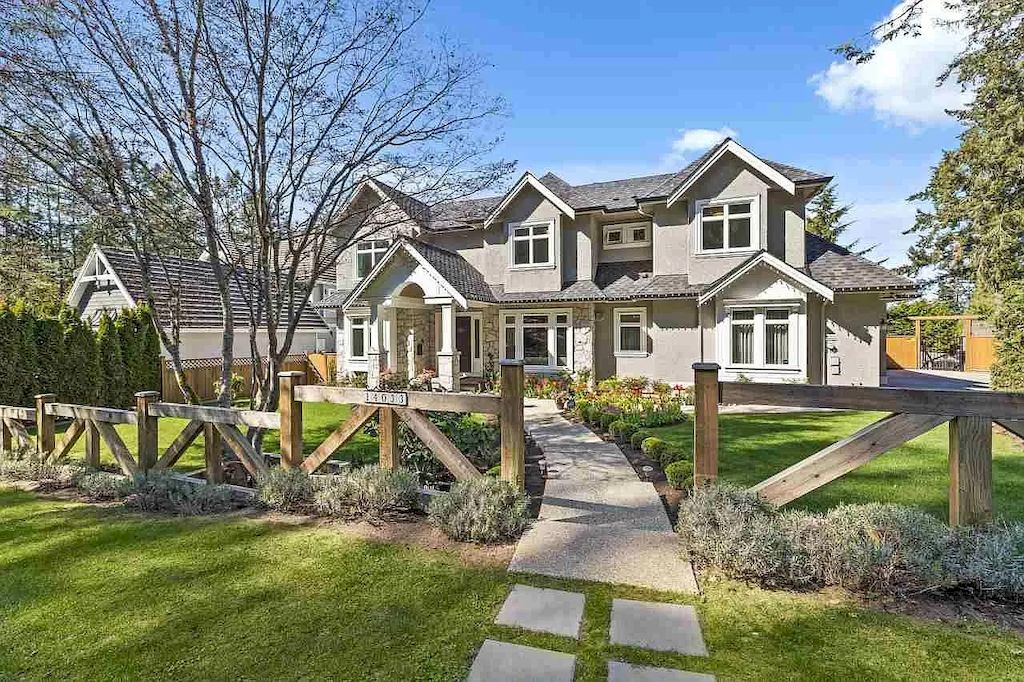 The Beautiful Custom Residence in Surrey is a luxurious home now available for sale. This home located at 14033 28th Ave, Surrey, BC V4P 0A3, Canada