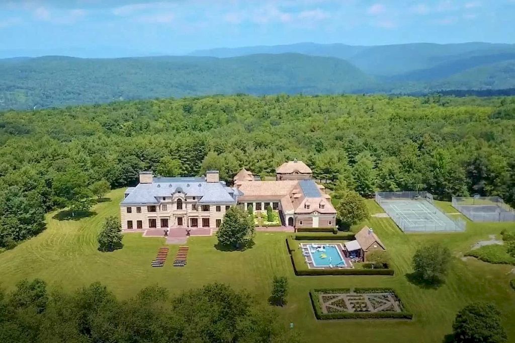 The Home in Connecticut is a luxurious home now available for sale. This home located at 400 5 1/2 Mile Rd, Cornwall, Connecticut; offering 10 bedrooms and 12 bathrooms with 18,000 square feet of living spaces. 