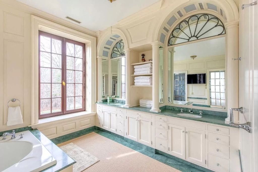 The Home in Connecticut is a luxurious home now available for sale. This home located at 400 5 1/2 Mile Rd, Cornwall, Connecticut; offering 10 bedrooms and 12 bathrooms with 18,000 square feet of living spaces. 