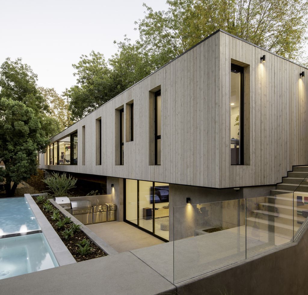 Bridge House Nestled in Nature in Los Angeles by Dan Brunn Architecture 13