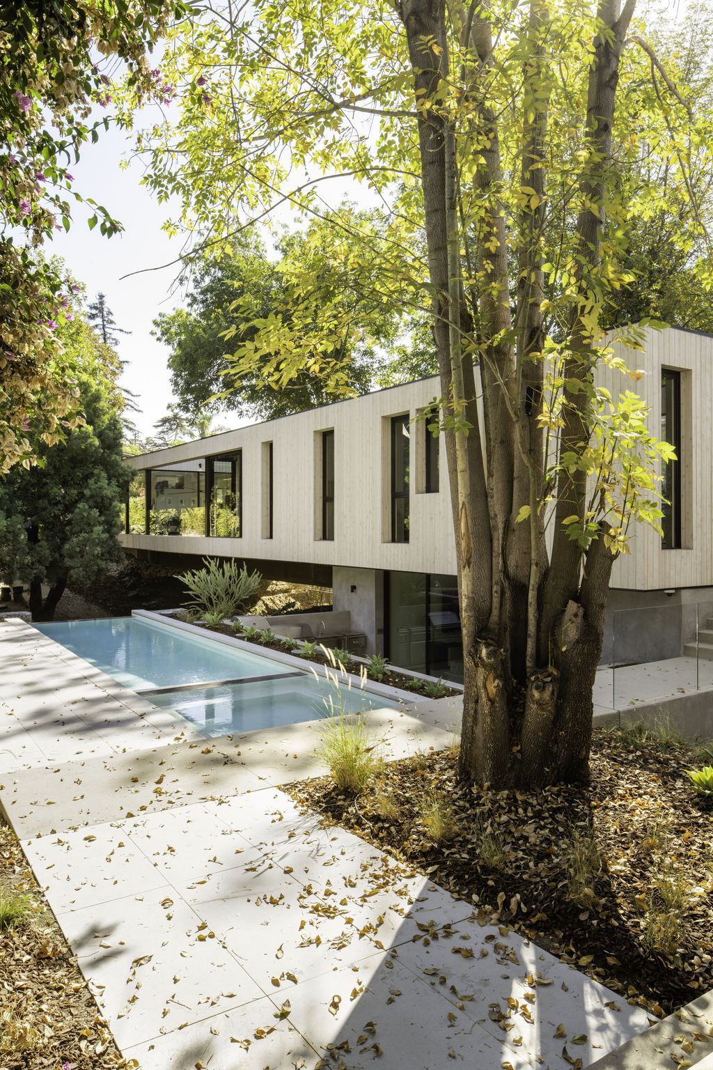 Bridge House Nestled in Nature in Los Angeles by Dan Brunn Architecture 7