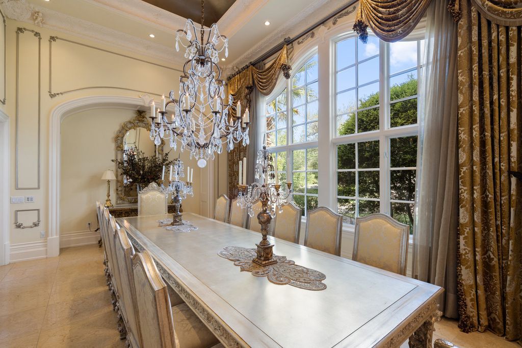 The Mansion in Austin is a elegant Italian Baroque estate custom designed by Cornerstone Architect Group and built by Michael Deane Homes now available for sale. This home located at 7901 Escala Dr, Austin, Texas