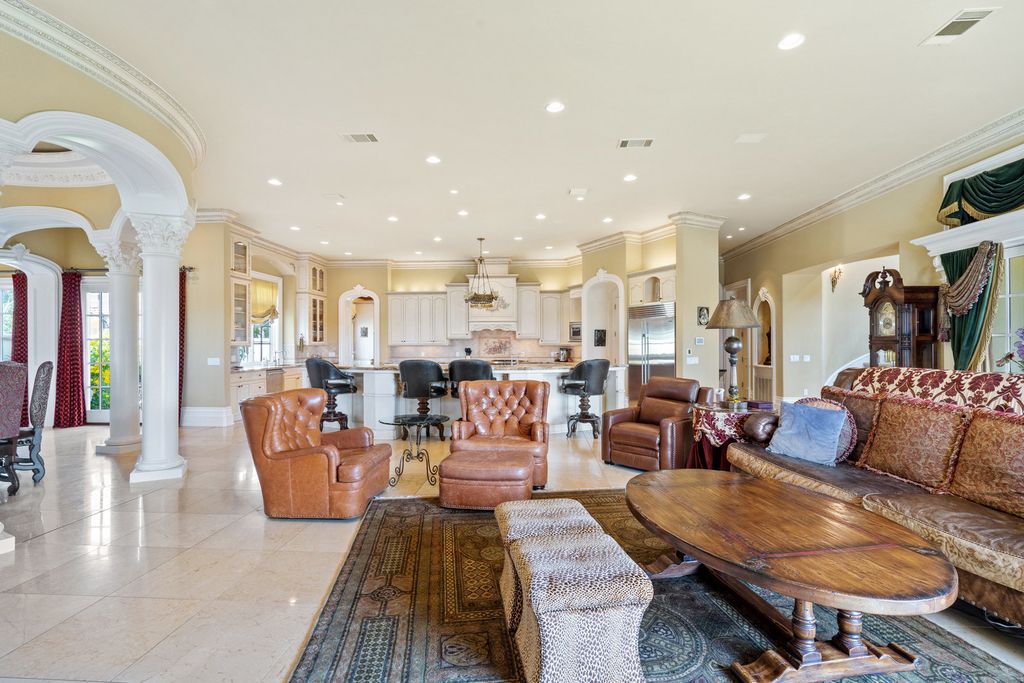 The Mansion in Austin is a elegant Italian Baroque estate custom designed by Cornerstone Architect Group and built by Michael Deane Homes now available for sale. This home located at 7901 Escala Dr, Austin, Texas