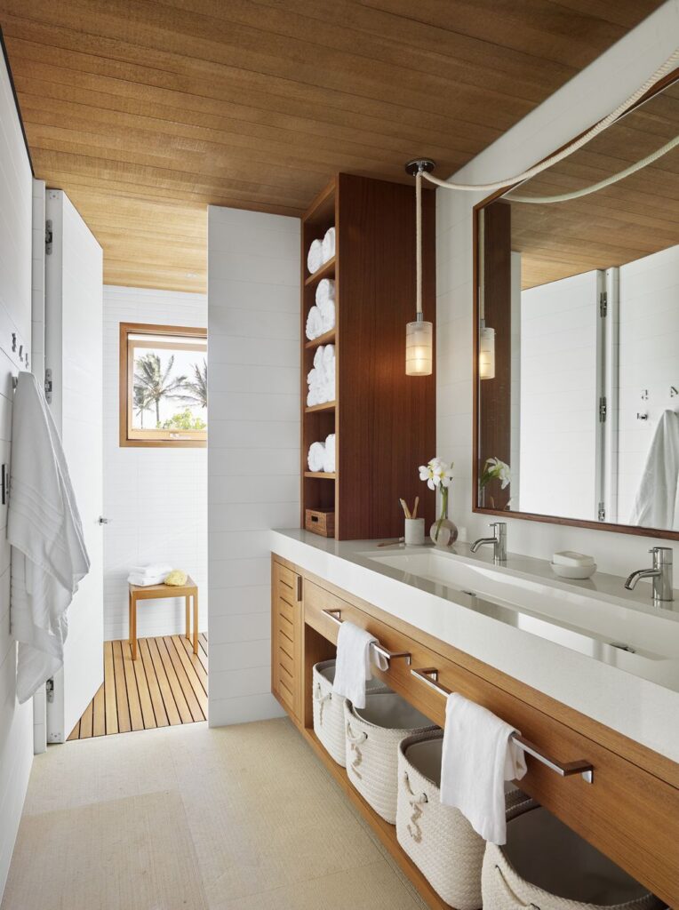 Hale Nukumoi Beach Retreat in Hawaii US by Walker Warner Architects 12