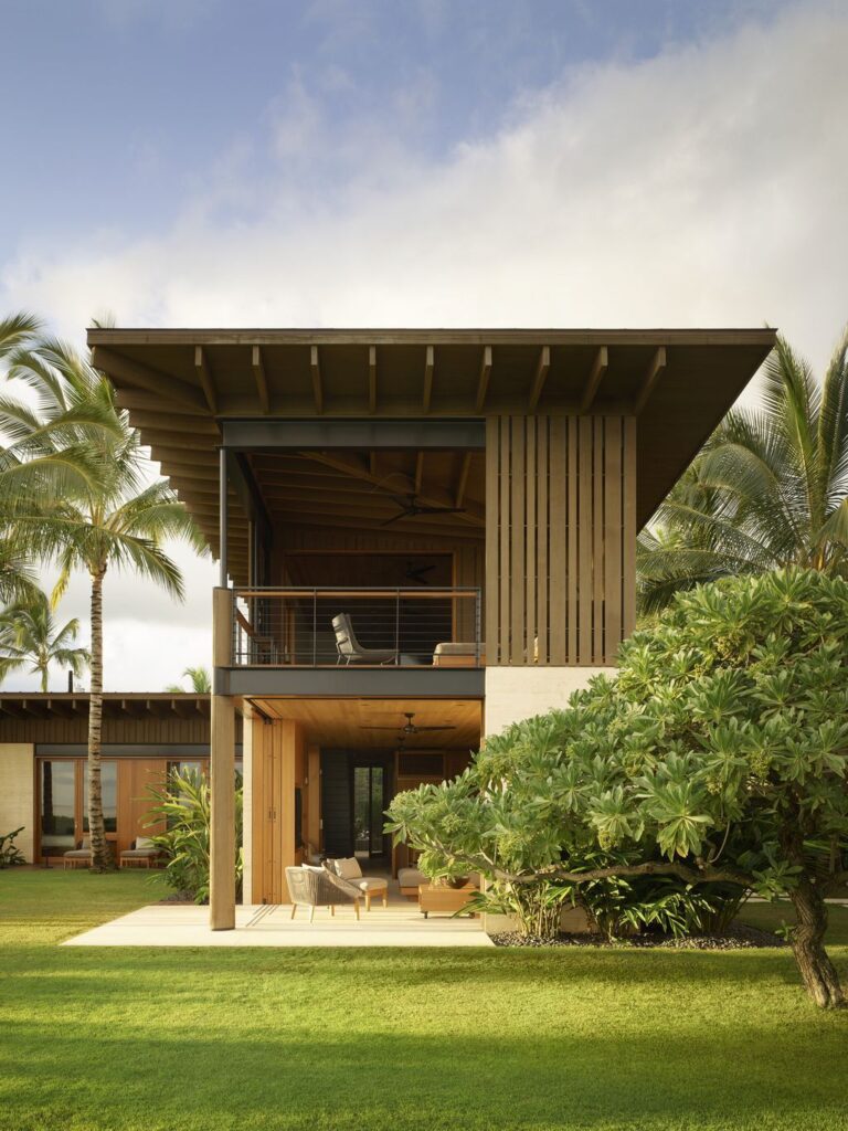 Hale Nukumoi Beach Retreat in Hawaii US by Walker Warner Architects 18