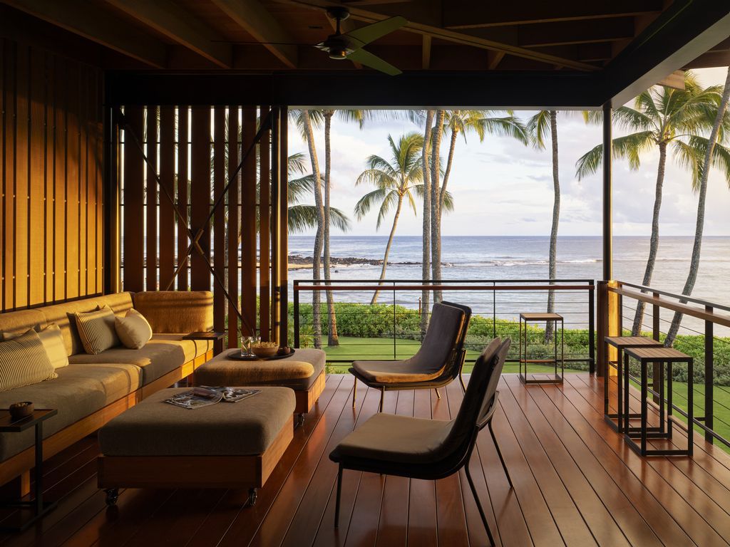 Hale Nukumoi Beach Retreat in Hawaii US by Walker Warner Architects 24