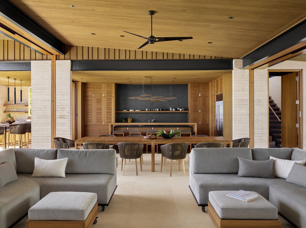 Hale Nukumoi Beach Retreat in Hawaii US by Walker Warner Architects 6
