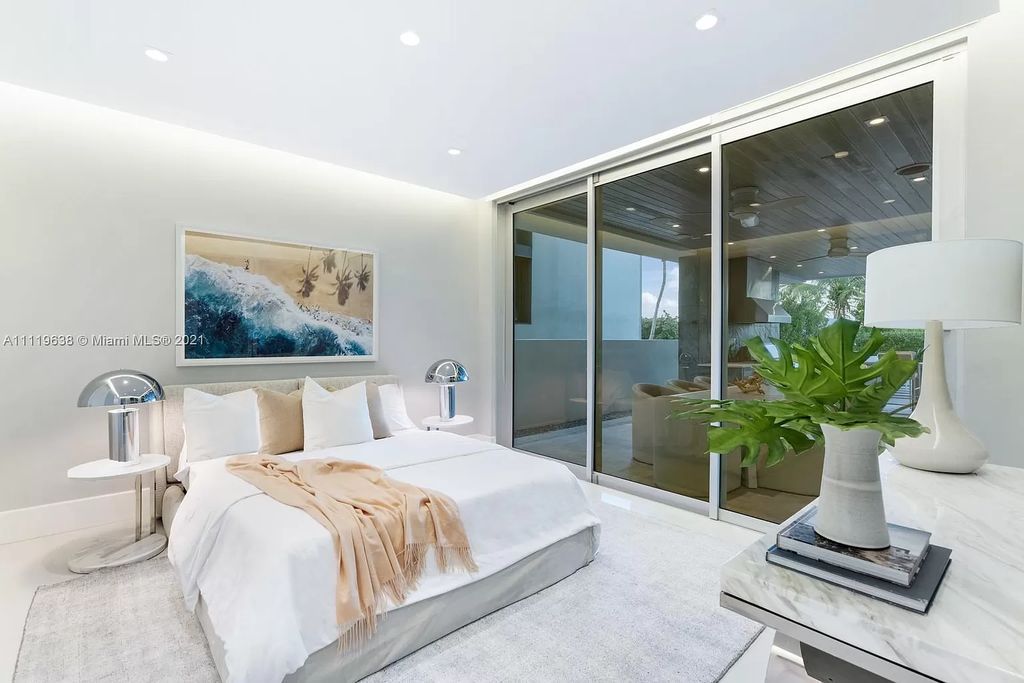 The Miami Beach Home is a stunning new modern construction estate in the esteemed gated Oceanfront community, Altos Del Mar. now available for sale. This house located at 7833 Atlantic Way, Miami Beach, Florida