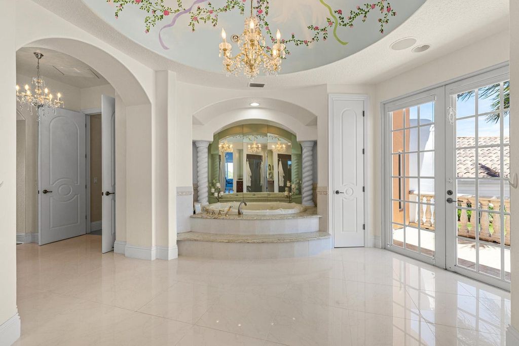 The Home in Merritt Island is a majestic estate home high on a bluff overlooking three bodies of water with stunning panoramic views now available for sale. This home located at 5030 Valle Collina Ln, Merritt Island, Florida