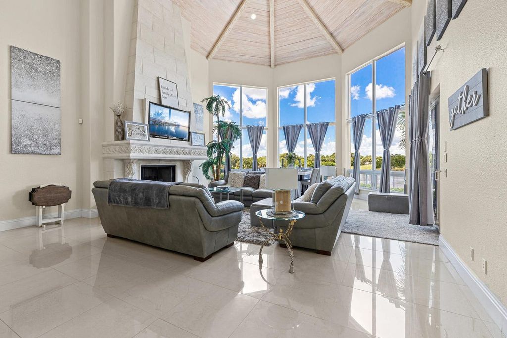 The Home in Merritt Island is a majestic estate home high on a bluff overlooking three bodies of water with stunning panoramic views now available for sale. This home located at 5030 Valle Collina Ln, Merritt Island, Florida