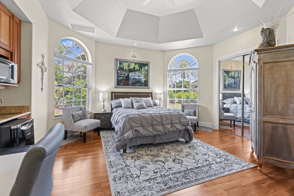 The Home in Merritt Island is a majestic estate home high on a bluff overlooking three bodies of water with stunning panoramic views now available for sale. This home located at 5030 Valle Collina Ln, Merritt Island, Florida