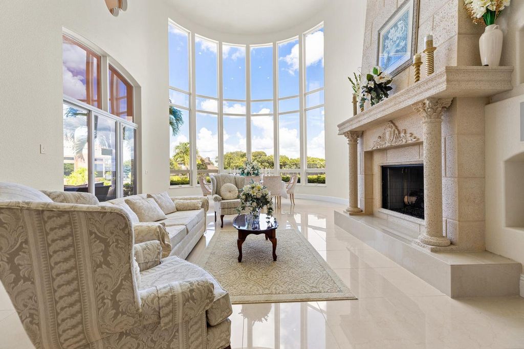 The Home in Merritt Island is a majestic estate home high on a bluff overlooking three bodies of water with stunning panoramic views now available for sale. This home located at 5030 Valle Collina Ln, Merritt Island, Florida