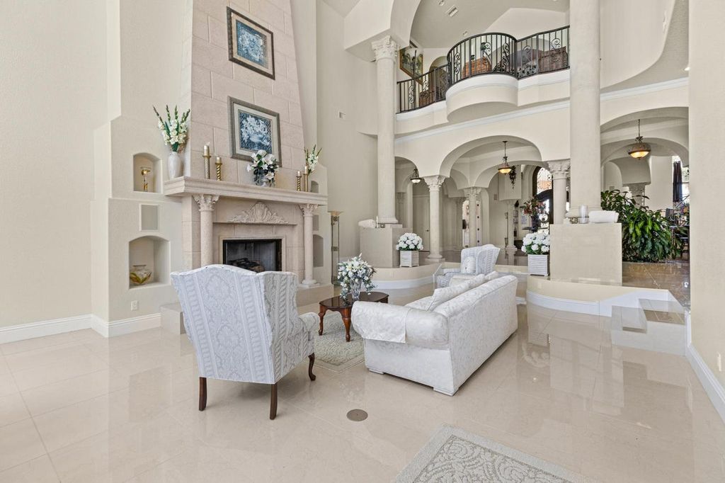The Home in Merritt Island is a majestic estate home high on a bluff overlooking three bodies of water with stunning panoramic views now available for sale. This home located at 5030 Valle Collina Ln, Merritt Island, Florida