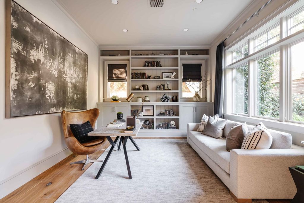 The Modern Farmhouse in Pacific Palisades blends artisanal details, top finishes, voluminous rooms, and an open concept indoor-outdoor layout now available for sale. This home located at 782 Ranch Ln, Pacific Palisades, California
