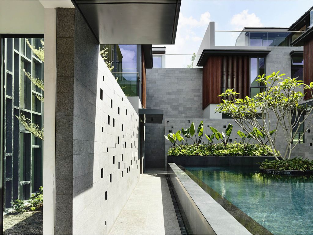 Toh Crescent a Stunning 10 Unit Cluster of Houses by HYLA Architects 12