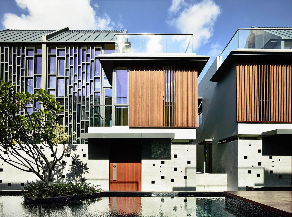 Toh Crescent a Stunning 10 Unit Cluster of Houses by HYLA Architects 6