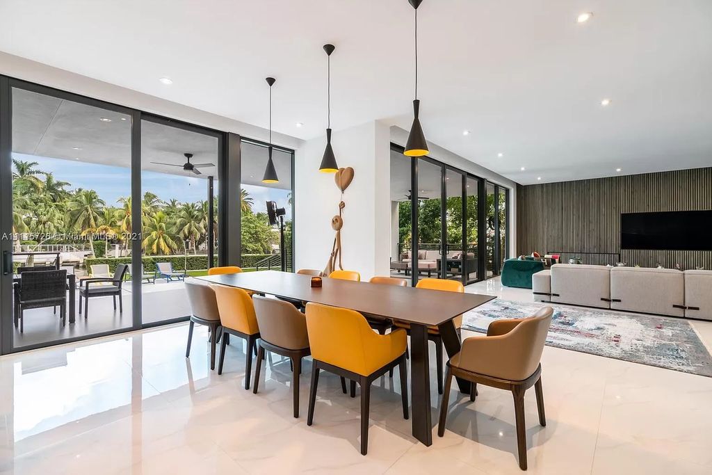 The Home in Miami is a tropical modern estate built with top level finish with breathtaking open floor plan of living spaces now available for sale. This home located at 7333 Belle Meade Blvd, Miami, Florida