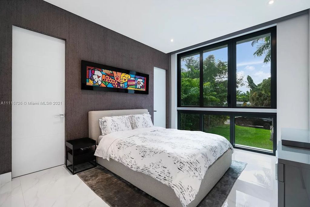 The Home in Miami is a tropical modern estate built with top level finish with breathtaking open floor plan of living spaces now available for sale. This home located at 7333 Belle Meade Blvd, Miami, Florida