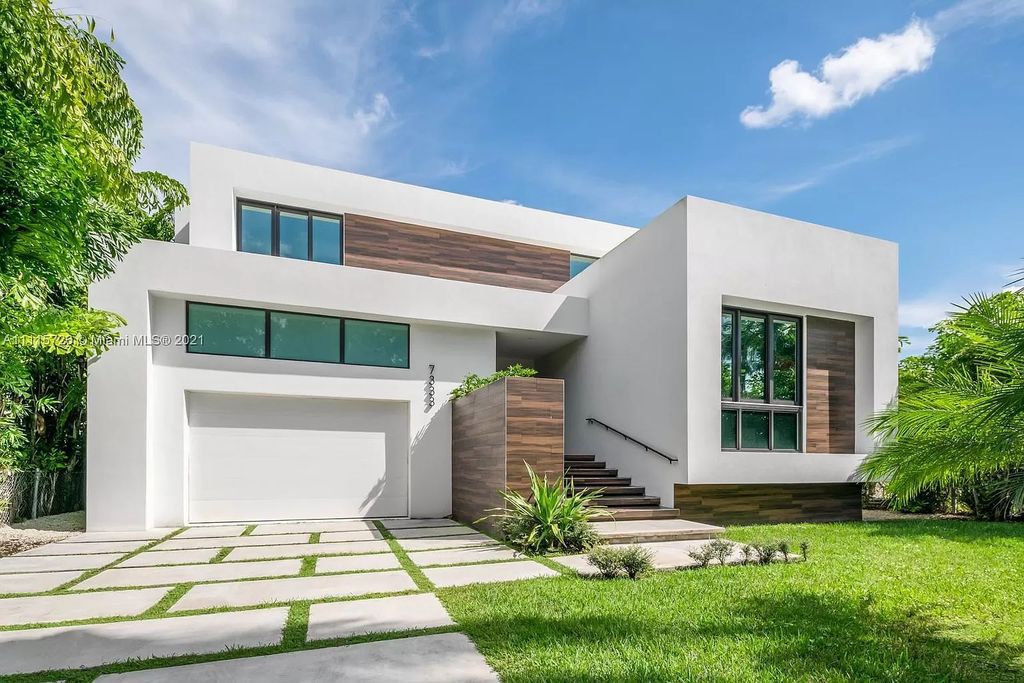 The Home in Miami is a tropical modern estate built with top level finish with breathtaking open floor plan of living spaces now available for sale. This home located at 7333 Belle Meade Blvd, Miami, Florida