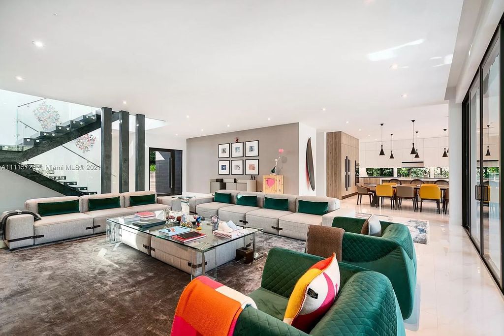 The Home in Miami is a tropical modern estate built with top level finish with breathtaking open floor plan of living spaces now available for sale. This home located at 7333 Belle Meade Blvd, Miami, Florida
