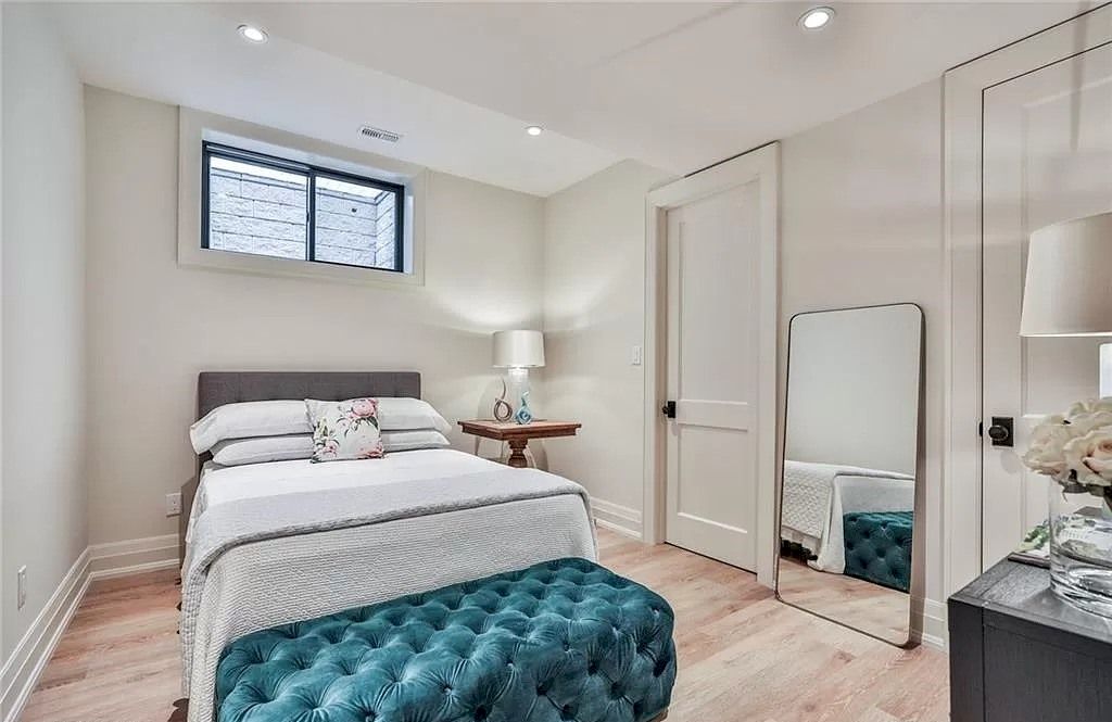 The Gothic Revival Style Property in Ontario is renovated to preserve its old-world charm now available for sale. This home located at 205 Trafalgar Rd S, Oakville, ON L6J 3G9, Canada