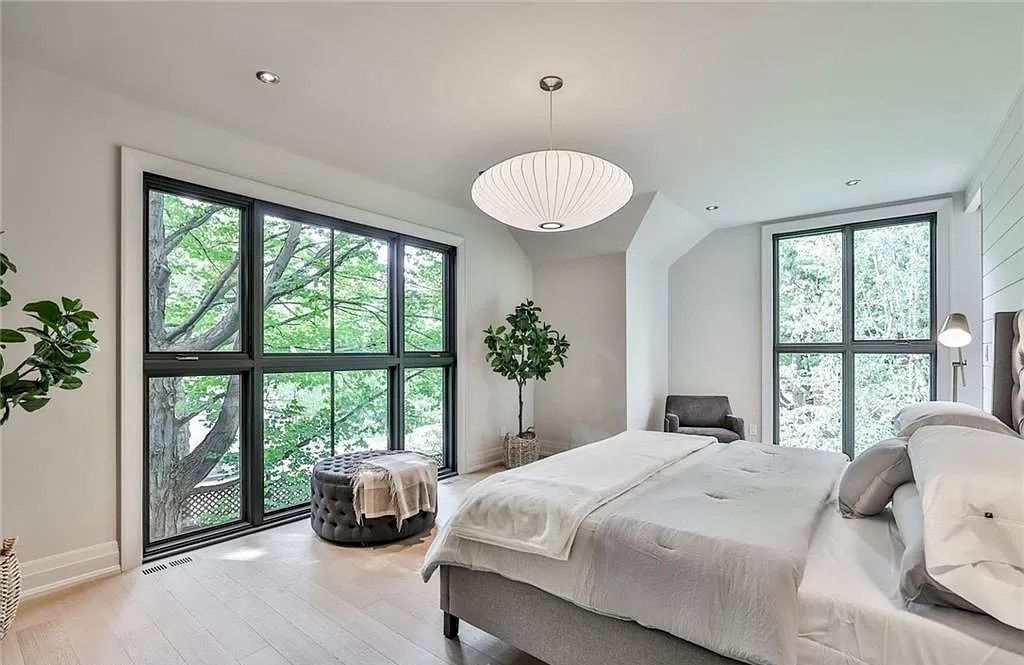 The Gothic Revival Style Property in Ontario is renovated to preserve its old-world charm now available for sale. This home located at 205 Trafalgar Rd S, Oakville, ON L6J 3G9, Canada