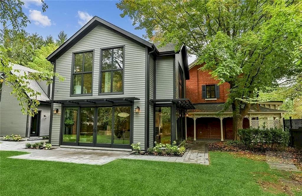 The Gothic Revival Style Property in Ontario is renovated to preserve its old-world charm now available for sale. This home located at 205 Trafalgar Rd S, Oakville, ON L6J 3G9, Canada
