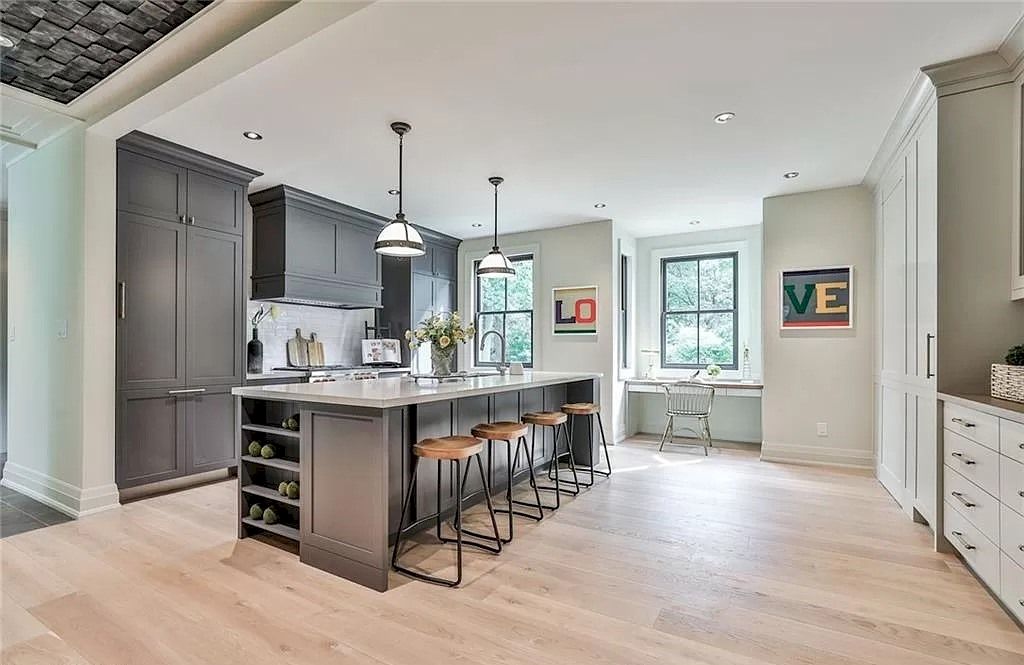 The Gothic Revival Style Property in Ontario is renovated to preserve its old-world charm now available for sale. This home located at 205 Trafalgar Rd S, Oakville, ON L6J 3G9, Canada