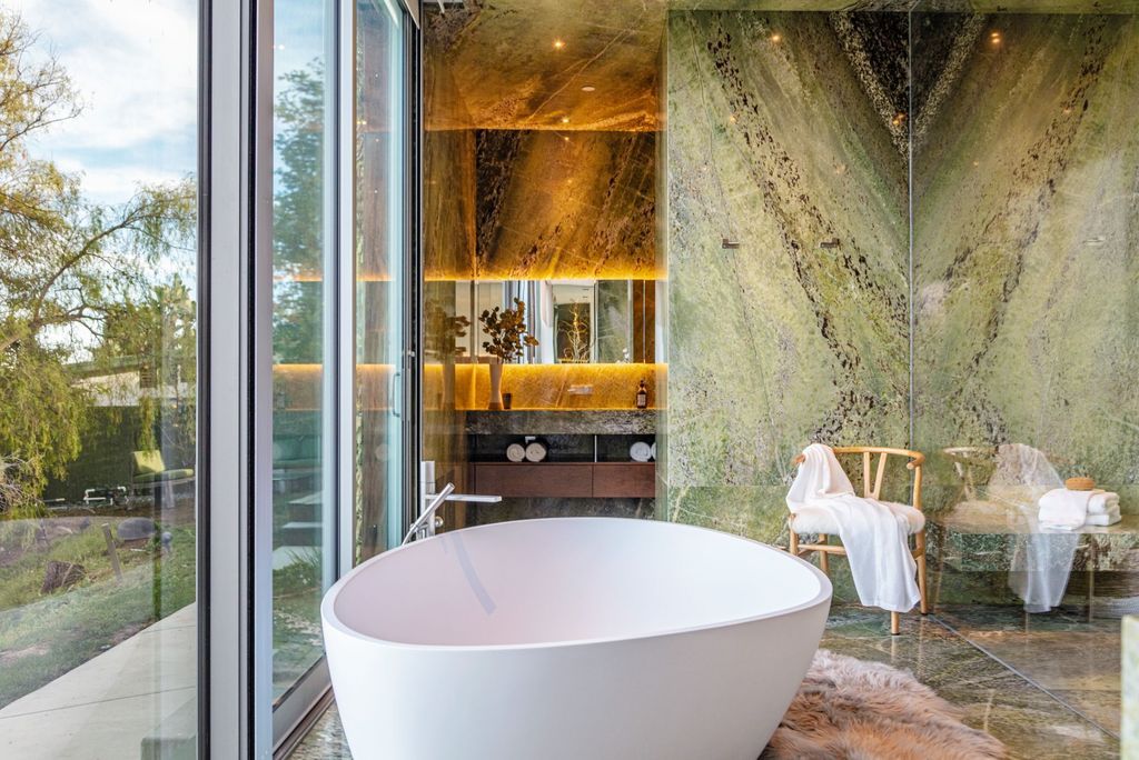 The Los Angeles Home is a hilltop sanctuary nestled on 1.5 picturesque acres perched above Laurel Canyon and built by AIA award-winning architect Hagy Belzberg now available for sale. This home located at 8520 Skyline Dr, Los Angeles, California