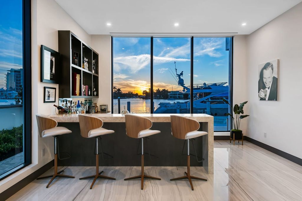 The Home in Fort Lauderdale is a A coastal turn key modern masterpiece in Harbor Beach with entertaining-ready layout now available for sale. This home located at 1425 E Lake Dr, Fort Lauderdale, Florida