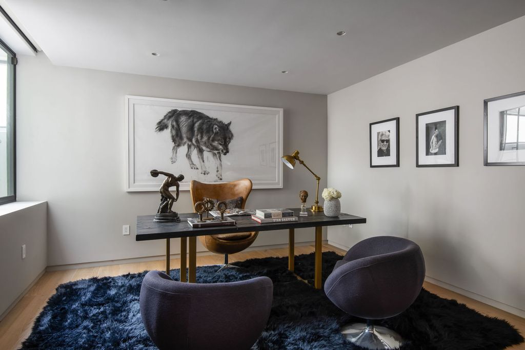 The Home in Beverly Hills is a contemporary new-build, designed by Gabbay Architects is sited behind mature olive trees now available for sale. This home located at 1729 Angelo Dr, Beverly Hills, California