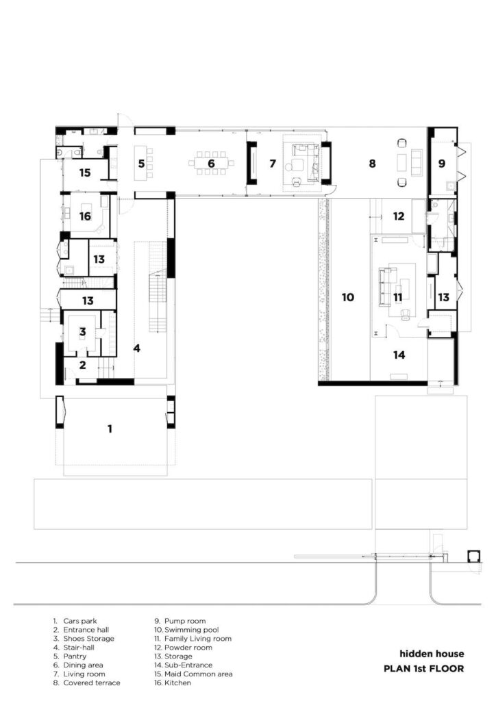 Hidden House to Enjoy Privacy in Taling Chan Thailand by Architects 49 2