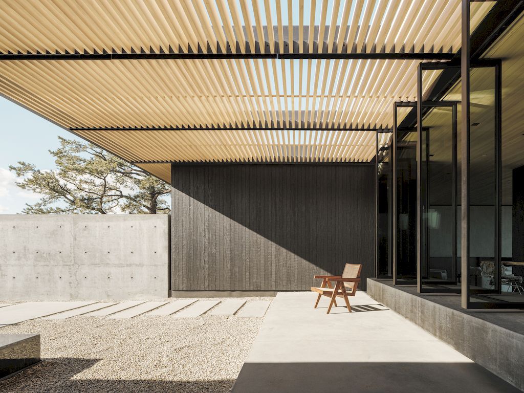 High Desert Retreat Surrounded by Rocks Trees by Aidlin Darling Design 21