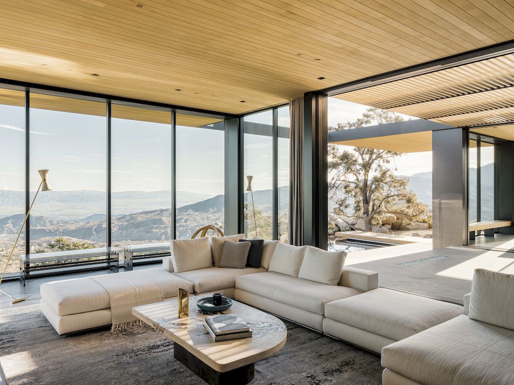 High Desert Retreat Surrounded by Rocks Trees by Aidlin Darling Design 25