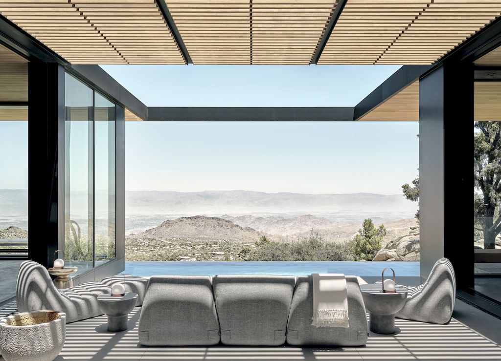 High Desert Retreat Surrounded by Rocks Trees by Aidlin Darling Design 3