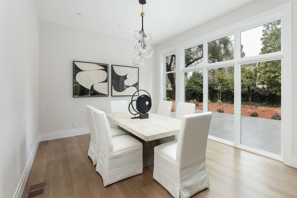 The Home in Atherton presents timeless, classic design with clean lines and sophisticated, contemporary interiors now available for sale. This home located at 289 Almendral Ave, Atherton, California