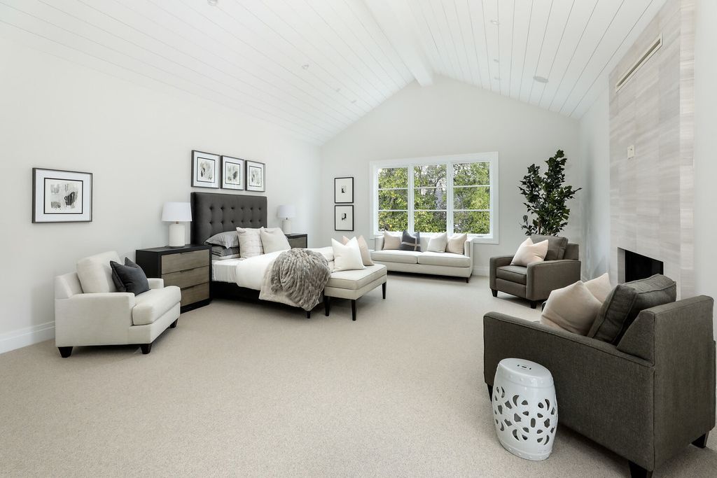 The Home in Atherton presents timeless, classic design with clean lines and sophisticated, contemporary interiors now available for sale. This home located at 289 Almendral Ave, Atherton, California