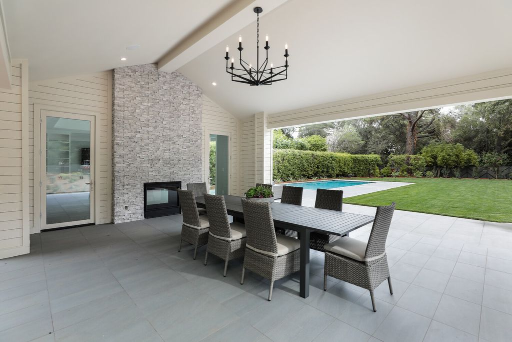 The Home in Atherton presents timeless, classic design with clean lines and sophisticated, contemporary interiors now available for sale. This home located at 289 Almendral Ave, Atherton, California