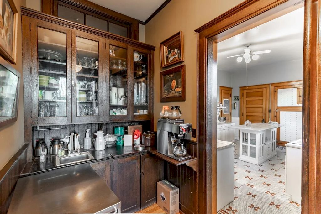 The Home in Michigan is a luxurious home currently being operated as a turn-key bed & breakfast vacation retreat now available for sale. This home located at 320 Tamarack St, Laurium, Michigan; offering 36 bedrooms and 11 bathrooms with 37,880 square feet of living spaces.