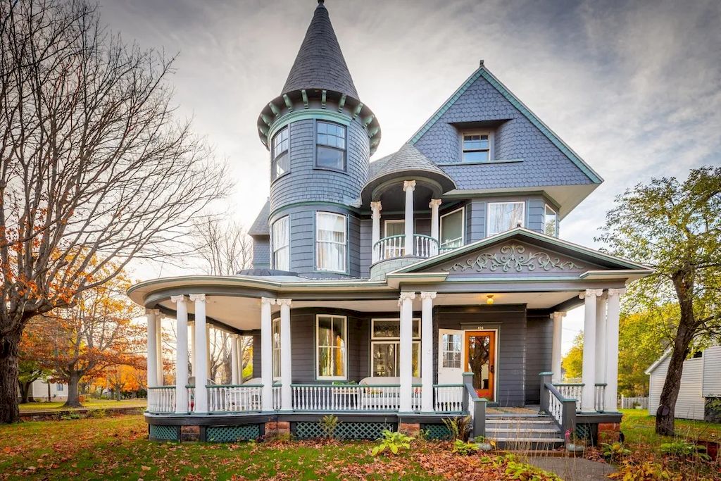 The Home in Michigan is a luxurious home currently being operated as a turn-key bed & breakfast vacation retreat now available for sale. This home located at 320 Tamarack St, Laurium, Michigan; offering 36 bedrooms and 11 bathrooms with 37,880 square feet of living spaces.