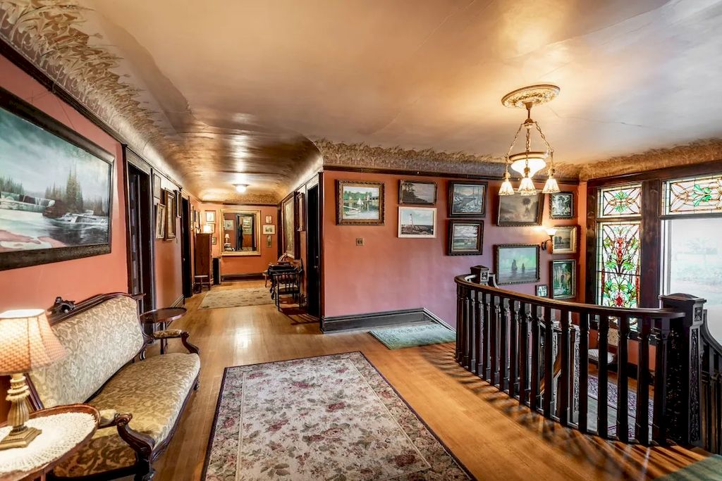 The Home in Michigan is a luxurious home currently being operated as a turn-key bed & breakfast vacation retreat now available for sale. This home located at 320 Tamarack St, Laurium, Michigan; offering 36 bedrooms and 11 bathrooms with 37,880 square feet of living spaces.