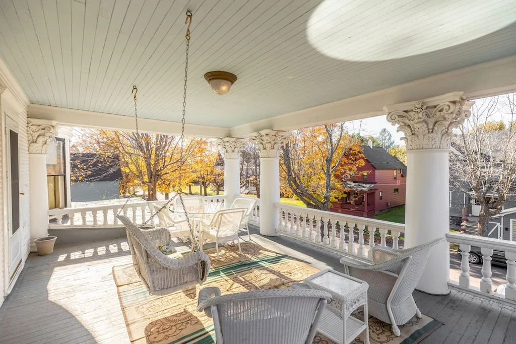 The Home in Michigan is a luxurious home currently being operated as a turn-key bed & breakfast vacation retreat now available for sale. This home located at 320 Tamarack St, Laurium, Michigan; offering 36 bedrooms and 11 bathrooms with 37,880 square feet of living spaces.