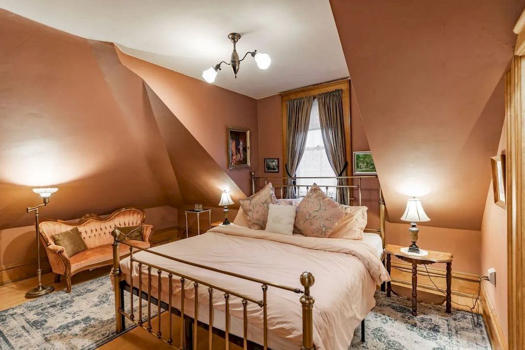 The Home in Michigan is a luxurious home currently being operated as a turn-key bed & breakfast vacation retreat now available for sale. This home located at 320 Tamarack St, Laurium, Michigan; offering 36 bedrooms and 11 bathrooms with 37,880 square feet of living spaces.