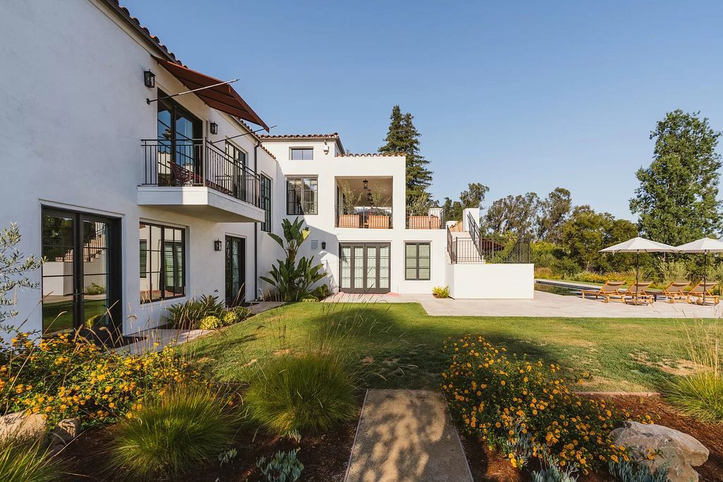 The Villa in Santa Barbara is a Mediterranean-inspired villa showcases nearly an acre of polished, landscaped grounds, & resort-caliber amenities now available for sale. This home located at 495 E Mountain Dr, Santa Barbara, California