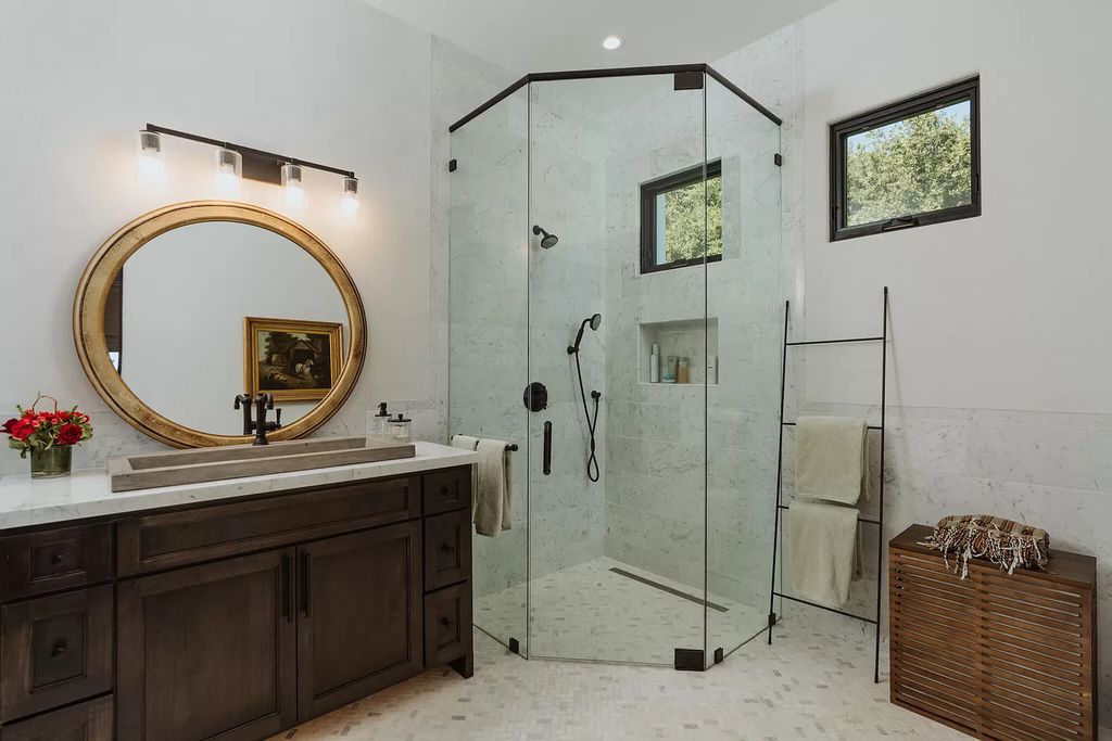 The Villa in Santa Barbara is a Mediterranean-inspired villa showcases nearly an acre of polished, landscaped grounds, & resort-caliber amenities now available for sale. This home located at 495 E Mountain Dr, Santa Barbara, California