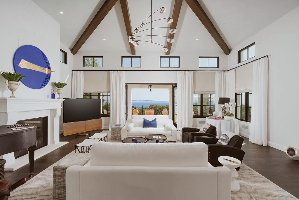 The Villa in Santa Barbara is a Mediterranean-inspired villa showcases nearly an acre of polished, landscaped grounds, & resort-caliber amenities now available for sale. This home located at 495 E Mountain Dr, Santa Barbara, California