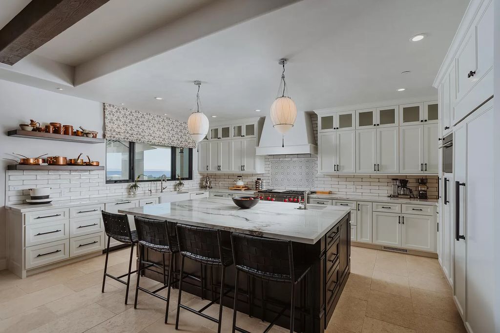 The Villa in Santa Barbara is a Mediterranean-inspired villa showcases nearly an acre of polished, landscaped grounds, & resort-caliber amenities now available for sale. This home located at 495 E Mountain Dr, Santa Barbara, California