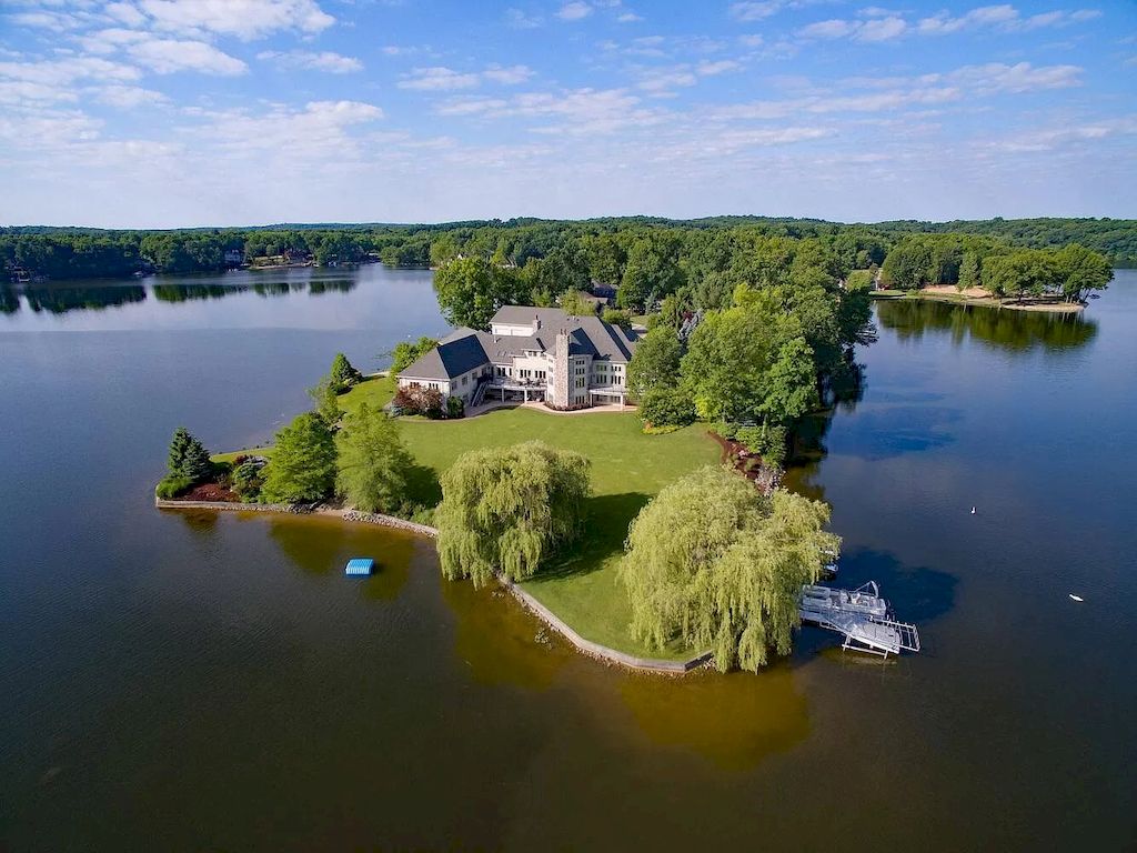 The Home in Michigan is a luxurious home featuring large rooms, oak floors, high ceilings and so forth now available for sale. This home located at 61963 Pheasant Pointe Dr, Sturgis, Michigan; offering 08 bedrooms and 08 bathrooms with 15,172 square feet of living spaces. 