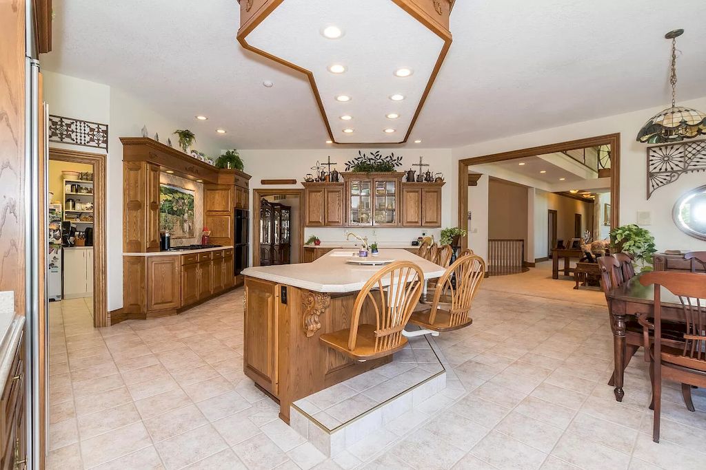 The Home in Michigan is a luxurious home featuring large rooms, oak floors, high ceilings and so forth now available for sale. This home located at 61963 Pheasant Pointe Dr, Sturgis, Michigan; offering 08 bedrooms and 08 bathrooms with 15,172 square feet of living spaces. 